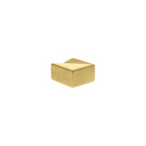 Puxador Ponto Quadrado Dourado PVD Altero Casa M646