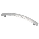 Puxador Alça para Móveis com Textura Cromado 128mm