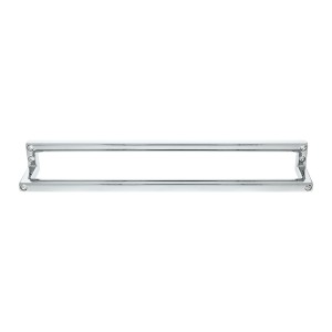 Puxador Alça para Móveis Retangular Cromado com Cristais 192mm