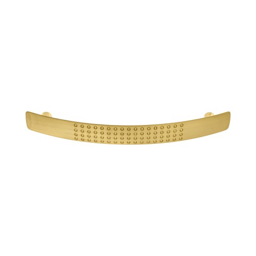 Puxador Alça para Móveis com Textura Latão Escovado 128mm