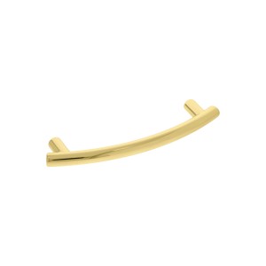 Puxador para Móveis Curvado Dourado 96mm