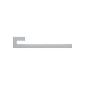 Puxador Alça Cromo Acetinado Minimalista Linha Quadra | M889-140 Altero Casa