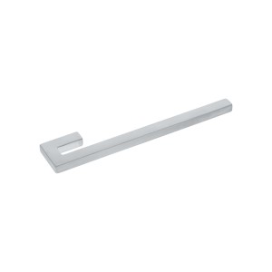 Puxador Alça Cromo Acetinado Minimalista Linha Quadra | M889-140 Altero Casa