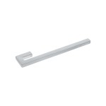 Puxador Alça para Móveis Cromo Acetinado Minimalista Linha Quadra