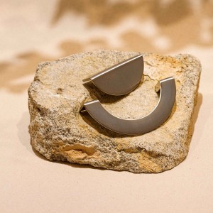 Puxador Concha Aço Escovado 32mm