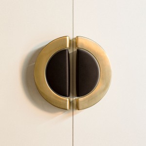 Puxador Concha Preto Fosco 32mm