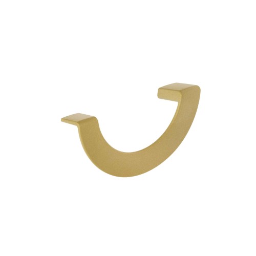 Puxador Meia Lua Dourado Glam 80mm