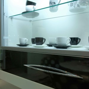 Puxador Alça para Móveis Vazado Cromado 128mm