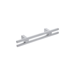 Puxador Alça para Móveis em Zamac Cromo Acetinado 64mm