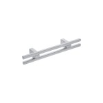 Puxador Alça para Móveis em Zamac Cromo Acetinado 64mm