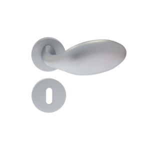 Maçaneta Porta Interna de Madeira Cromado Acetinado MA106 R1-I