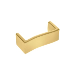 Puxador de Móvel Alça Dourado PVD Altero Casa 64mm
